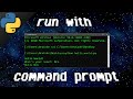 Python run with command prompt 👨‍💻