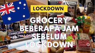 Grocery dan ngecheck rumah berapa jam sebelum LOCKDOWN!! Panic gak?? Vlog #10