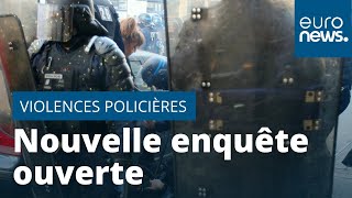 Enquête ouverte suite à la diffusion de nouvelles images de violences policières