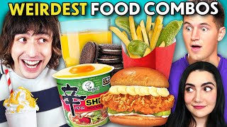 We Try Weird Food Combos That YouTubers Love! (ft. Porter Robinson)