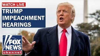 Fox News Live: First public hearing in Trump impeachment probe