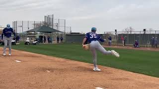 Jack Leiter Throw Bullpen Session with Texas Rangers! (2025 MLB Spring Training)