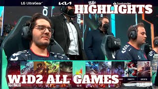 LEC W1D2 All Games Highlights | Week 1 Day 2 S12 LEC Summer 2022