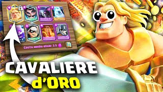 QUANTO E' FORTE IL CAVALIERE D'ORO SU CLASH ROYALE !!