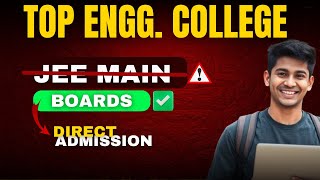 Top Engineering Colleges Without JEE/ Direct Admission Through 12th Marks #directadmission