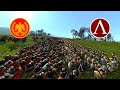 ROME VS SPARTA: 1K Romans VS 1K Spartans (Total War: ROME II)