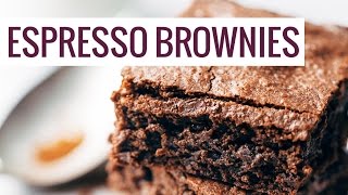 6 Ingredient Espresso Brownies