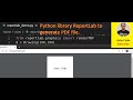 Python library ReportLab to generate PDF file