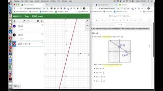 2021 STAAR Algebra I EOC (Linear Functions) Q2 using Classkick+Desmos