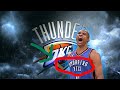Russell Westbrook Okc Thunder shots, song Thunder bye Imagine Dragons