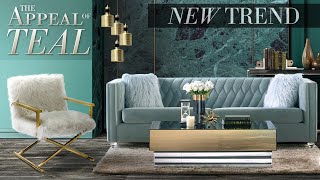 INTERIOR DESIGN TREND 2020: แต่งบ้านนำเทรนด์ด้วยโทนสีสุดชิค The Appeal Of Teal