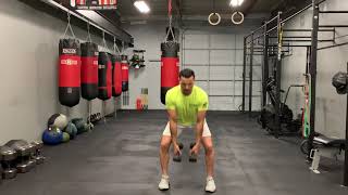 Dumbbell Ground to Overhead