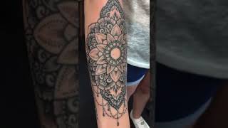 สักมือ Mandala Tattoo | Traditional Bamboo Tattoo Patong Thailand