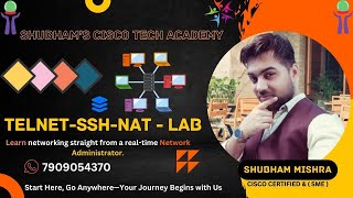 TELNET - SSH - NAT #ccnacertification #real_network #cisco #lab #telnet #ccna #new #ccnaprep
