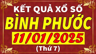 Xổ số Bình Phước ngày 11 tháng 1 | XSBP - KQXSBP - SXBP | Xổ số kiến thiết Bình Phước hôm nay