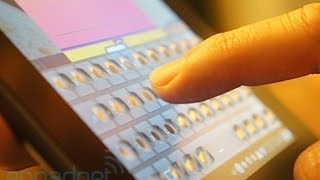 Tactus Morphing Touchscreen Keyboard hands-on | Engadget At CES 2013