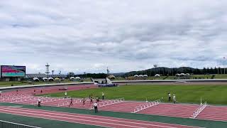 全国中学校通信陸上  岩手  中学共通女子100Mハードル 決勝  大会新記録‼️  2023年6月