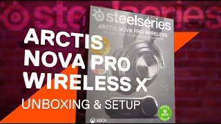 Arctis Nova Pro Wireless X Unboxing and Setup