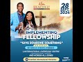 Implementing Fellowship Sunday with Apostle T Vutabwashe