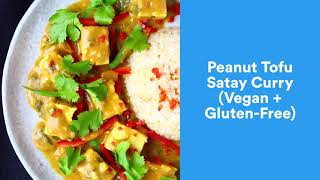 Peanut Tofu Satay Curry (Vegan + Gluten-Free)