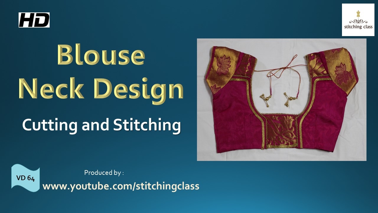 Blouse Neck Design Cutting And Stitching Youtube