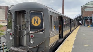 BMT Subway: R68 (N) Train Ride from Ditmars Blvd to Coney Island via Astoria Express / West End