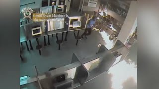 Man sets fire inside jail lobby