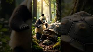 Part 3: Bao Panda’s Mission of Kindness: Saving a Turtle on the Countryside Road #baopanda#shorts