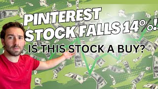 PINTEREST STOCK FALLS 14%!!