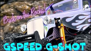 GSPEED G-SHOT back on the rocks! Best LCG crawler? I think it is ! #gspeed #axialcapra #viral