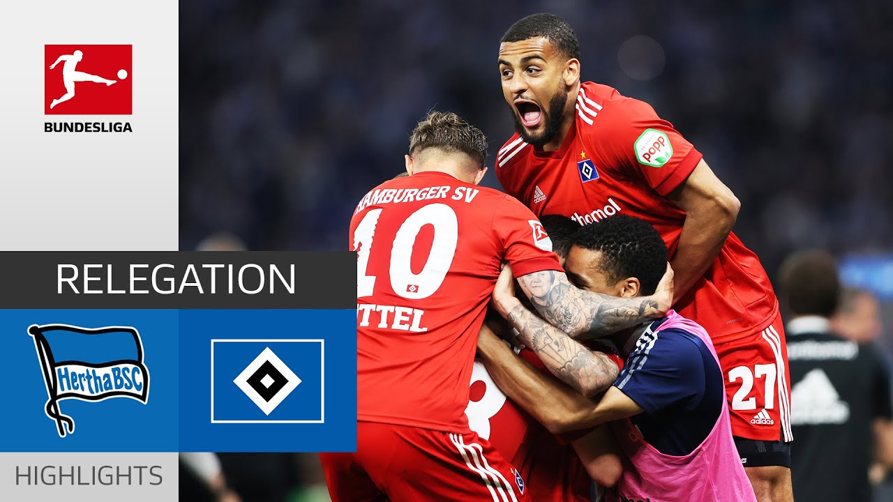Crazy Goal gives HSV the Advantage | Hertha BSC - HSV 0-1 | Highlights | Relegation Play Off 1st Leg