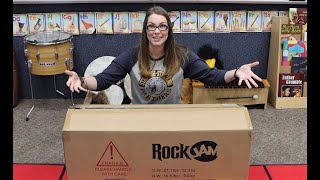 Unboxing a special instrument for Mrs. Freeman's Music Classroom!