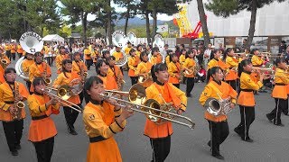 京都学生祭典パレード　京都橘高校吹奏楽部　Kyoto Tachibana SHS Band