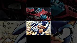 Optimus prime IDW vs Archie sonic