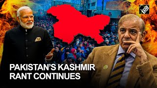 Despite economic crisis Pak PM Shehbaz Sharif busy stoking Kashmir issue