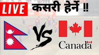 How to Watch Nepal vs Ontario ICC CWCL 2 Match Live | Himalayan Tv live | OSR Sports