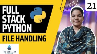 PYTHON Day 21 - File Handling in Python