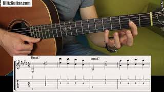 Sweet Chords that Sound Beautiful on Acoustic Guitar + Melody in Octaves