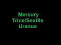 secret of | Mercury Trine or Sextile  Uranus #astrologyforecast #science #astrologypredictions