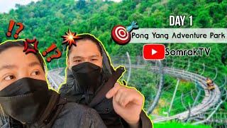 Trying the JUNGLE COASTER | PONGYANG adventure park, Chiang Mai, Thailand