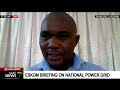 Eskom briefing on the national power grid