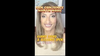 ⚡️SUN CONJUNCT NORTH NODE APR 5 2024 Astrology