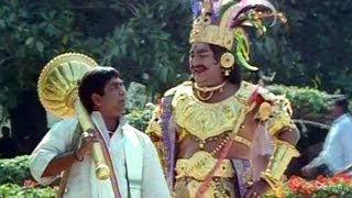 Comedy Kings - Ghatothkachudu Firing On Brahmanandam