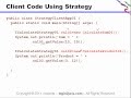 Java Design Patterns - Client Code using Strategy
