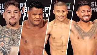 ANDY RUIZ JR VS LUIS ORTIZ FULL CARD WEIGH-IN & FACE OFFS