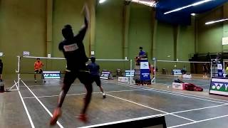 PALAKKAD DISTRICT BADMINTON MEN'S DOUBLES QUARTER FINAL 2018 ABIN\u0026SHARAF ALI VS HARI\u0026VISWANATHAN