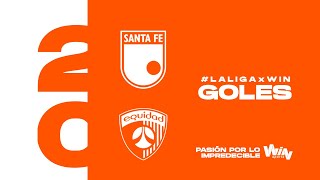 Santa Fe vs. La Equidad (goles) | Liga BetPlay 2024-1 | Cuadrangulares - Fecha 5