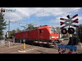 Spoorwegovergang Vught 😍4K😍 // Dutch railroad crossing