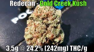 Redecan - Cold Creek Kush (Hybrid) Unboxing Review - 3.5g @ 24.2%THC/g (+Extreme Closeups)