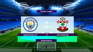Manchester City vs Southampton | Etihad Stadium | 2020-21 Premier League | PES 2021